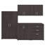 Ensemble de rangement modulaire 5 pièces avec placards Bush-72736005