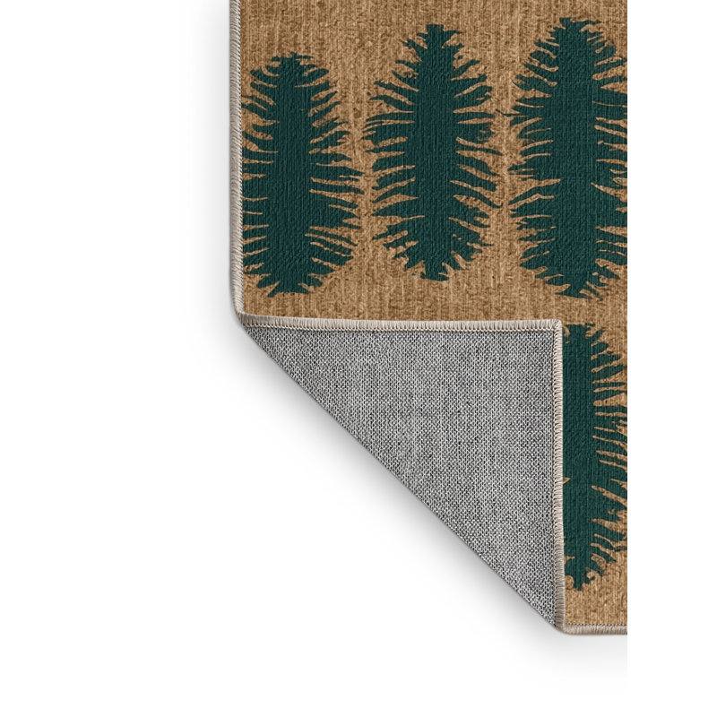  Tapis lavable Pine Trees Farm, Rectangulaire 8 pi x 10 pi