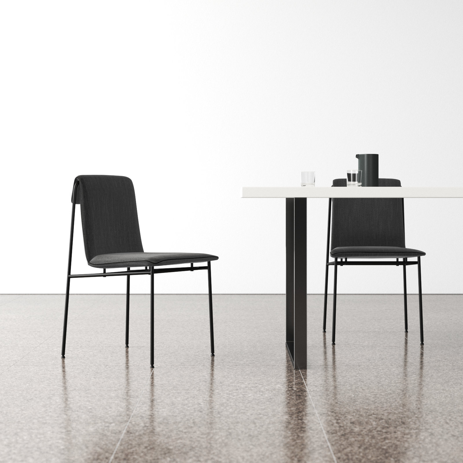 Kerey Side Chair, Black