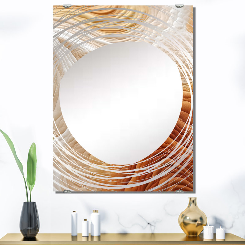 Grand miroir mural Marimon - Collages abstraits MIR131754, 40 po x 30 po
