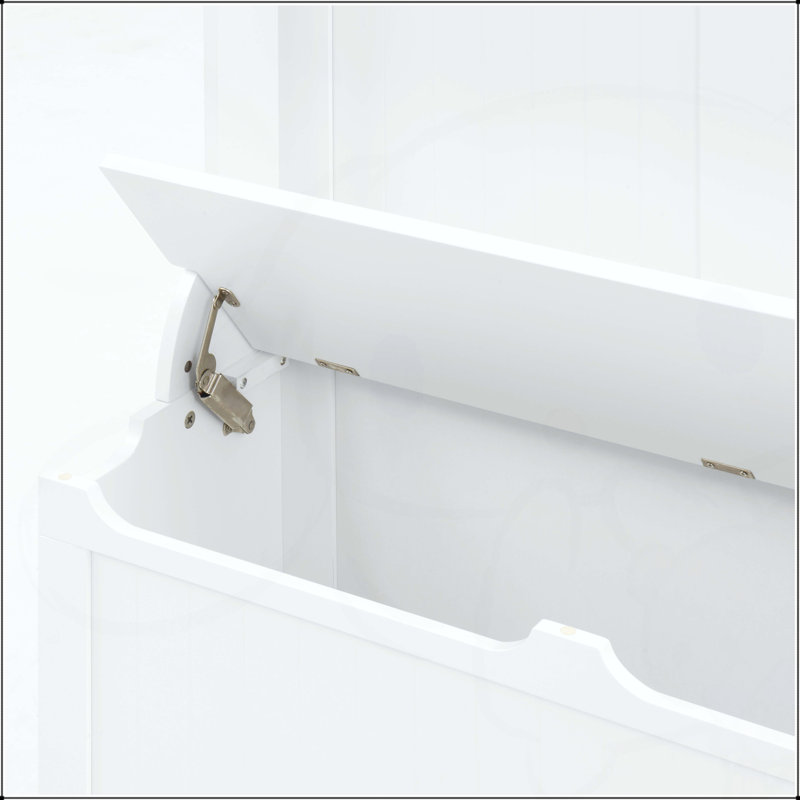Entryway Bench with Standing Coat Rack, Shoe Storage, and 5 Hooks