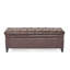 Banc de rangement moderne avec repose-pieds
