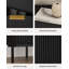 Armoire d'angle cannelée avec 2 portes et 2 tablettes à niveaux-948014707
