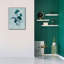 «Epic Graffiti» «Dry Blue Flowers 2» par Sabrina Balbuena, art mural sur toile, 26 po x 34 po-1851297324
