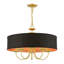 Lustre suspendu 5 lumières or doux-2143442459