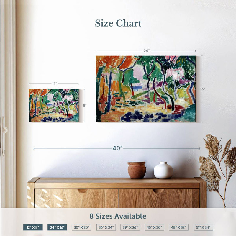 Paysage d'Avery près de Collioure, H 16 po x l 24 po