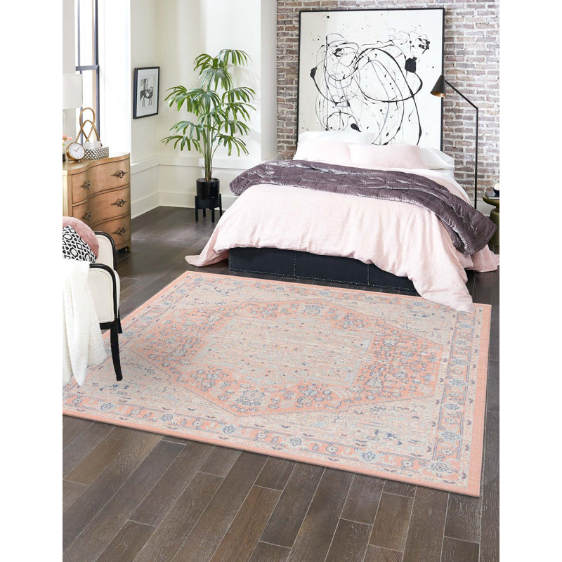 Leea Oriental Indoor Rug, Square 8'