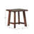  2-Pack Modern Farmhouse Rustic Solid Wood Square Side Tables-104443606