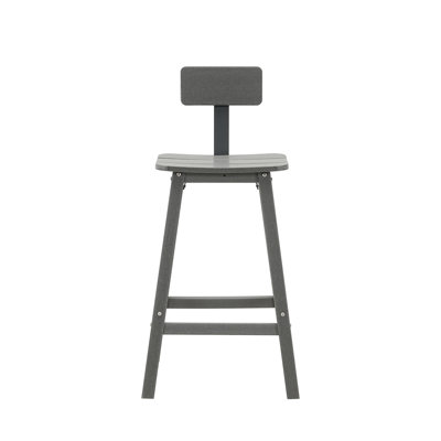 Pelemon 28.74" Patio Bar Stool by Winston Porter