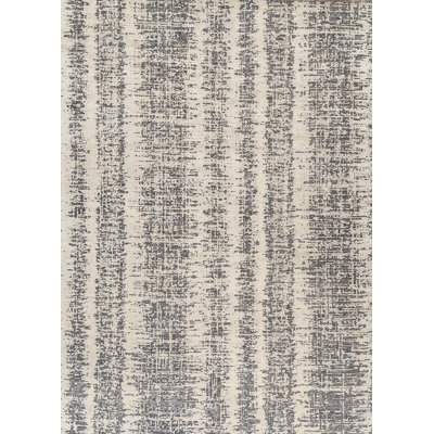 Tapis gris de haute qualité noué à la main