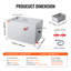Système de filtration commercial sous siphon en acier inoxydable