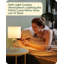 29cm Gold Metal Table Lamp With Linen Shade (Bulb Included)