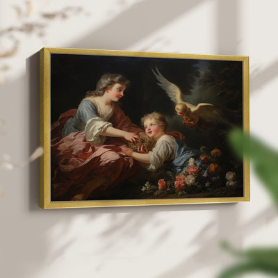 Angels From Above-LXI -Framed Print - Restickable