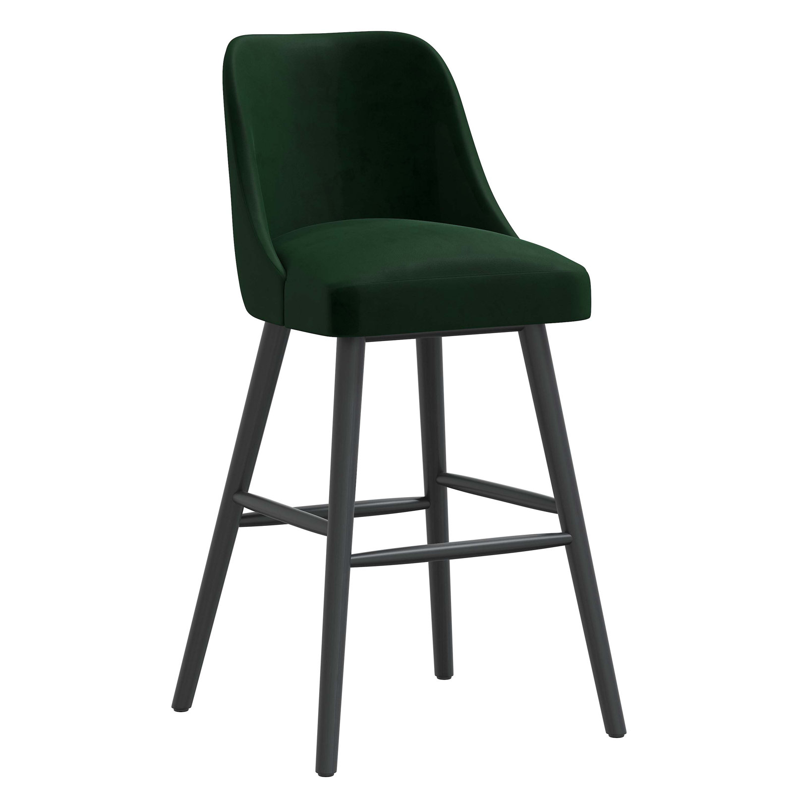 Gallie Counter & Bar Stool, Bar Stool (30" Seat Height), Dark Green