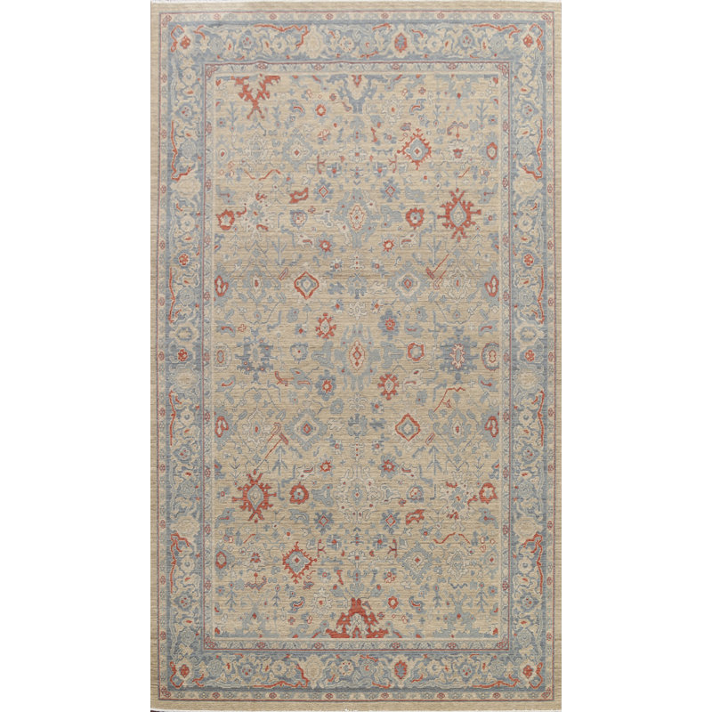 Tapis beige en laine