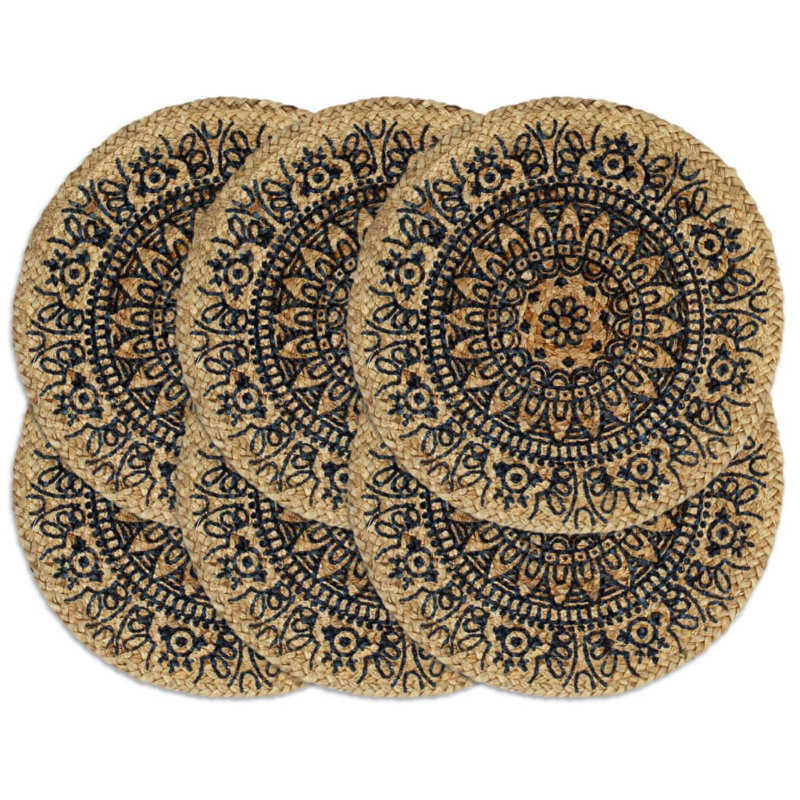 Veale Jute No Pattern Round Placemat