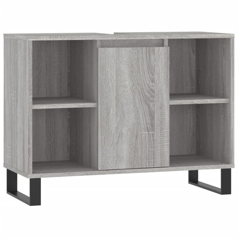Adriene Freestanding Bathroom Cabinet, Grey Sonoma