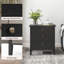 Abdülsamet Modern Wooden Nightstand with 3 Drawers-1239995920