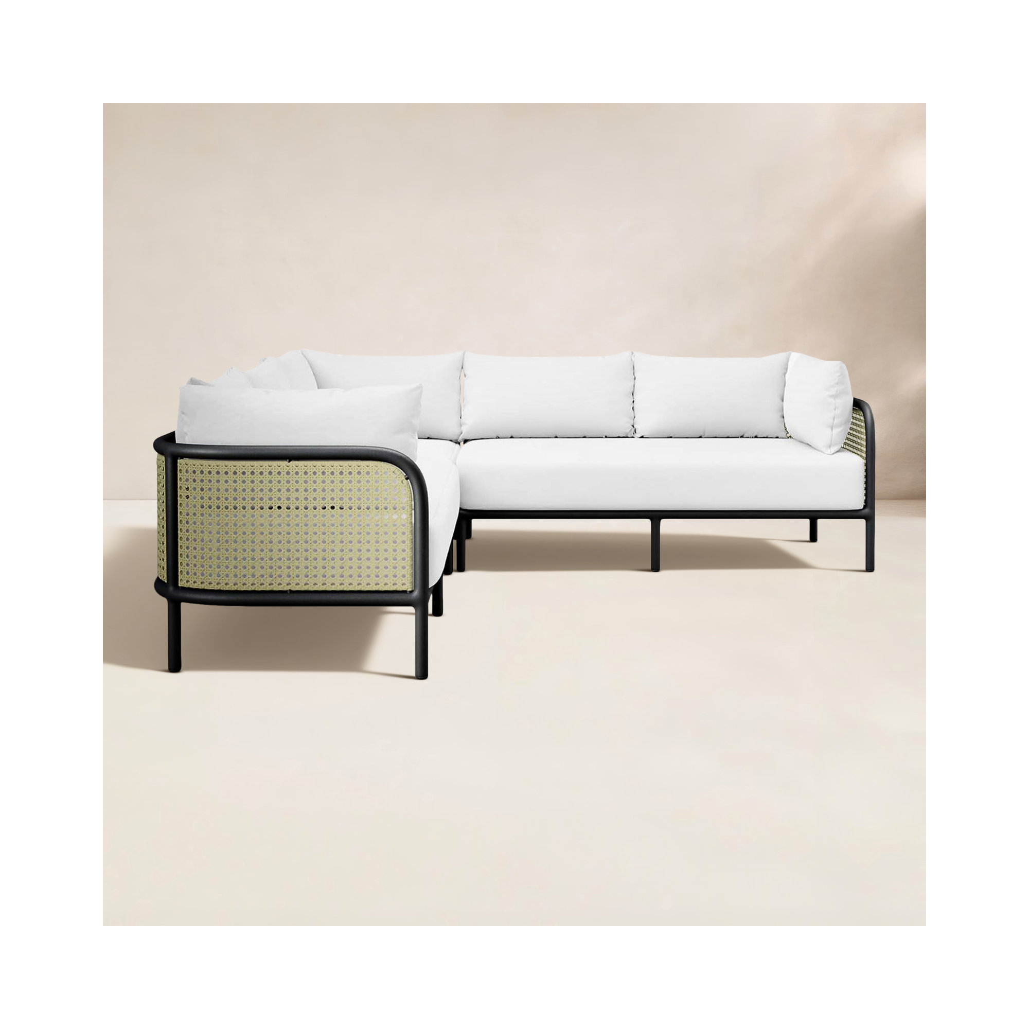 Modway Hanalei Outdoor Patio 3-Piece Sectional