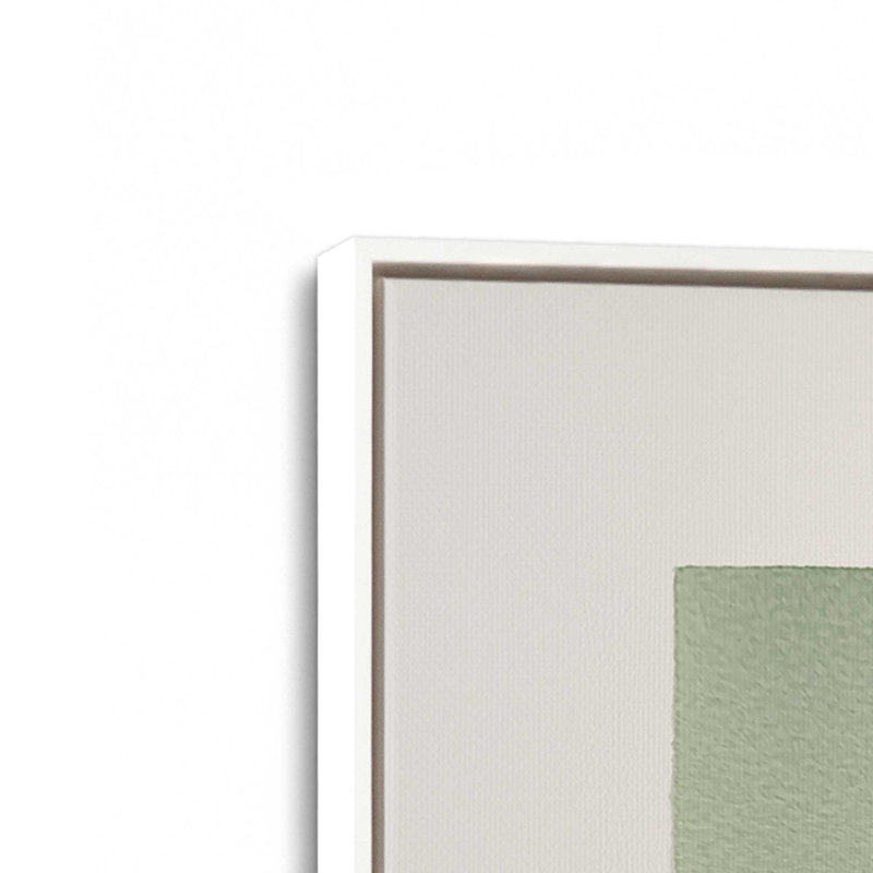 Ensemble de 2 impressions Mute Harmony, Cadre flottant blanc opaque, 12 po x 12 po