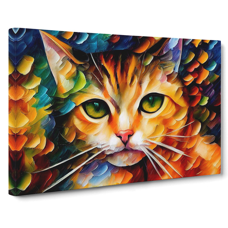 Cat - Wrapped Canvas, 40cm H x 60cm W x 3cm D