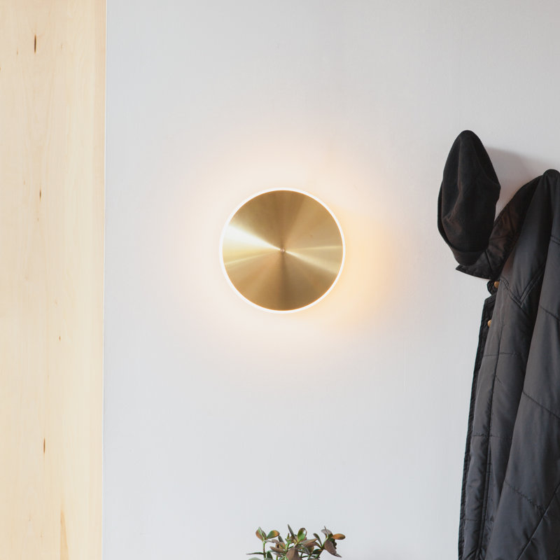 Chrona Sconce 10 Brass, Solid Brass