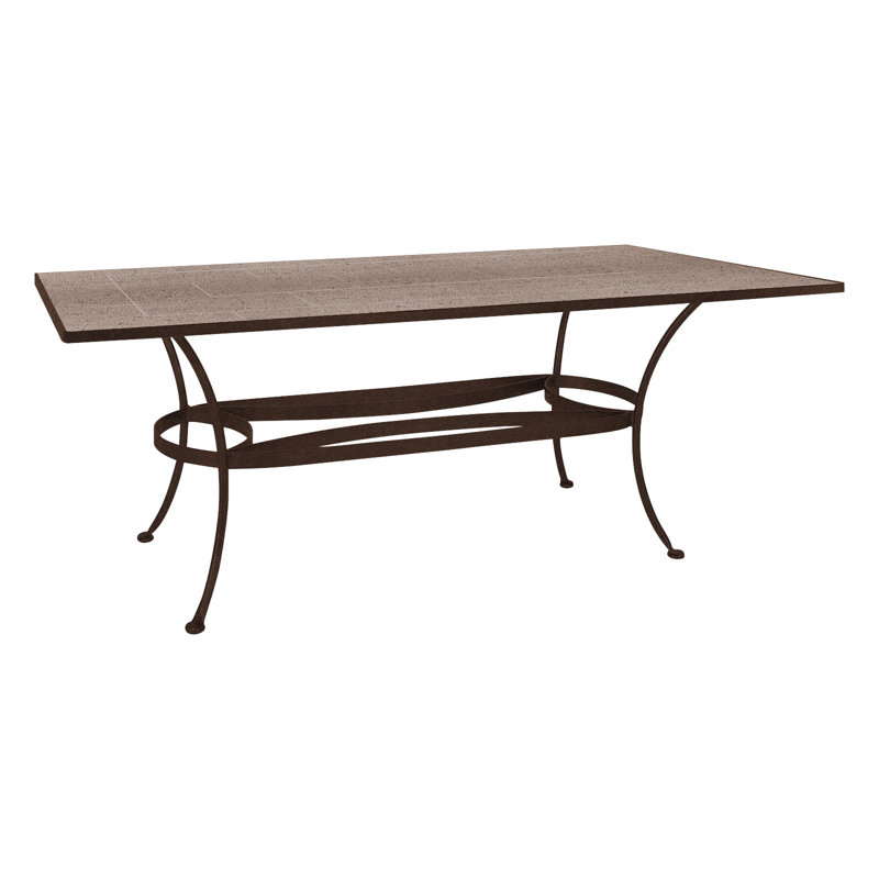 Outdoor Rectangle Dining Table, Copper Creek, Canyon Taupe