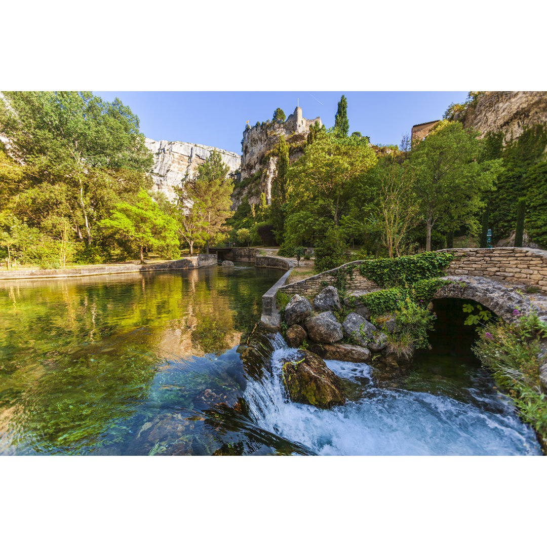 Fontaine De Vaucluse von Flavio Vallenari - Leinwandbild