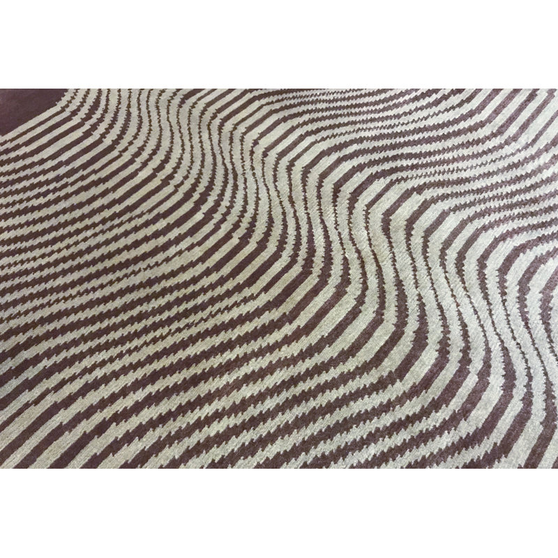 Hand-Knotted High-Quality Gold Area Rug