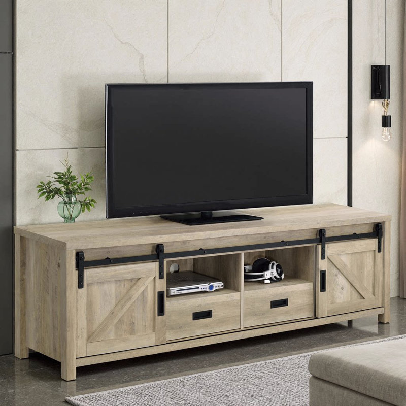 Meuble télé Madra, Naturel