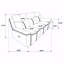 Canapé inclinable avec table rabattable Blue Motion