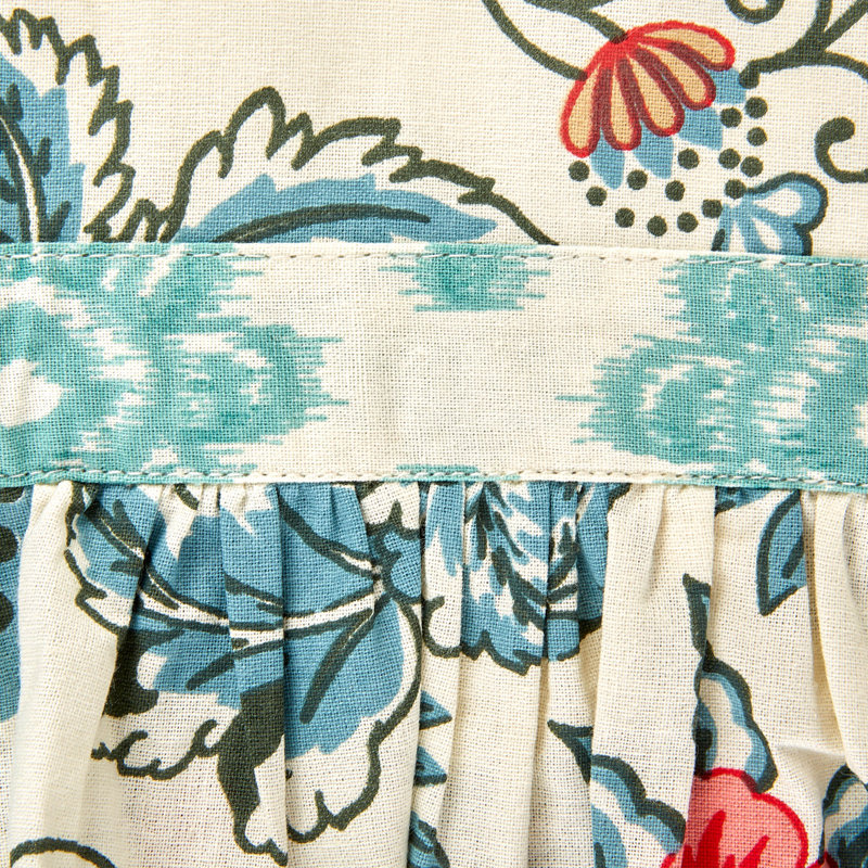 Tablier de fleurs ikat