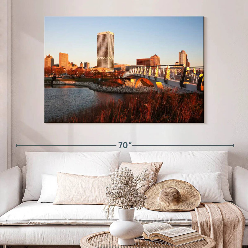Sireci Milwaukee Autumn Sunset, 34" H x 51" W