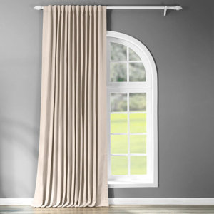 Aldreda Extra Wide Room Darkening Curtains for Living Room - Bedroom Curtains for Large Window Single Panel