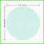 Plateau de table basse rond en verre trempé de 24 po pour le salon, 1/2 po d'épaisseur, facile à nettoyer et rebord biseauté sécuritaire-121048712-121048716