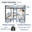 Lit mezzanine avec ensemble de table transformable-1467928565-1467928566