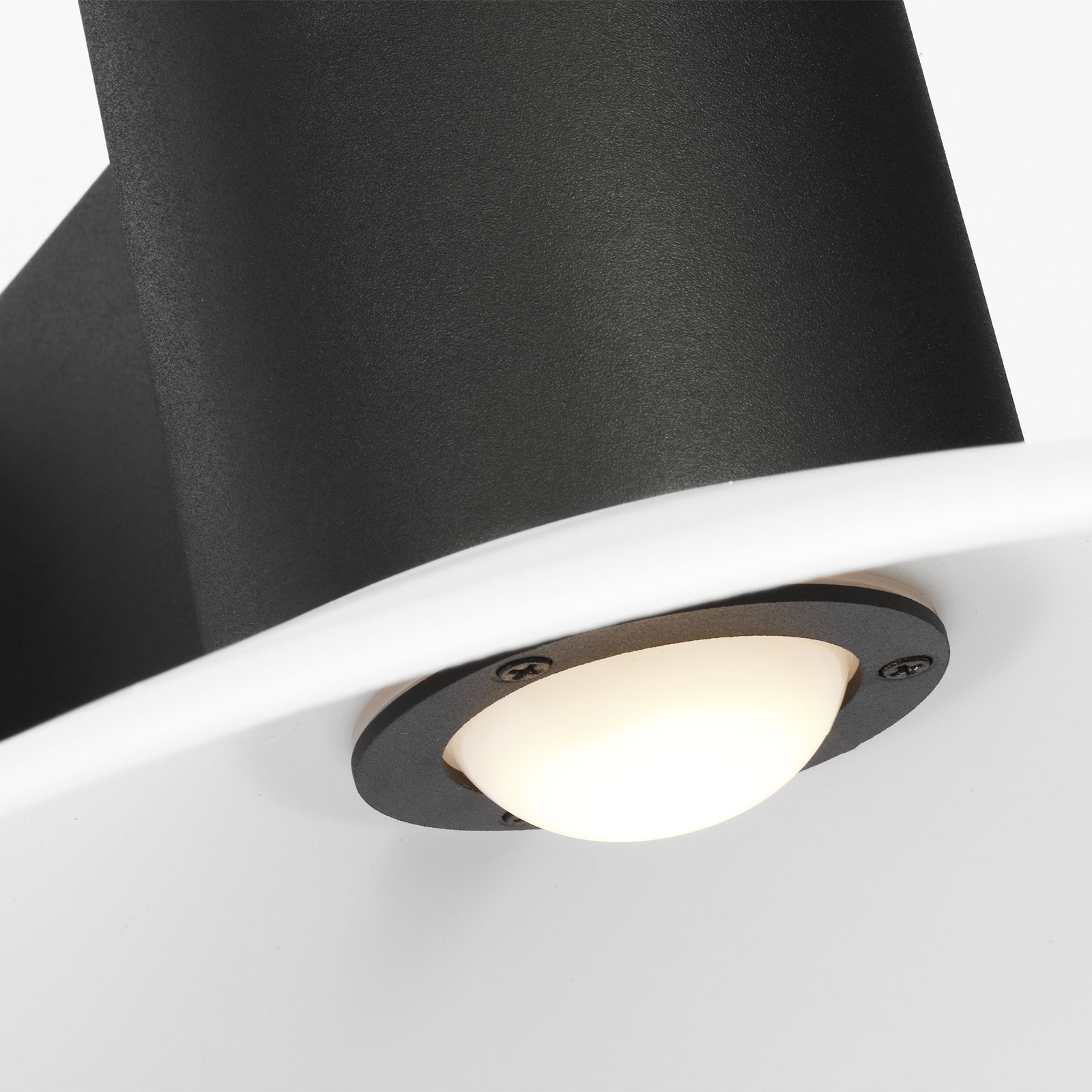 Outdoor LED Wall Light, 7" H x 12" W x 14" D, 8 W