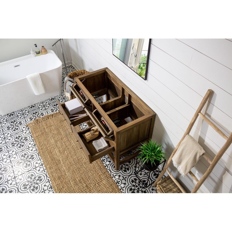 Ensemble de meuble-lavabo simple 42 "36", Calacatta, Gris vieilli