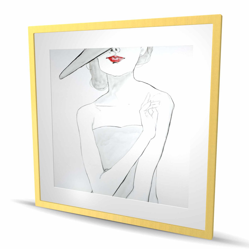 «Woman with Hat - Fashion Bathroom», Doré