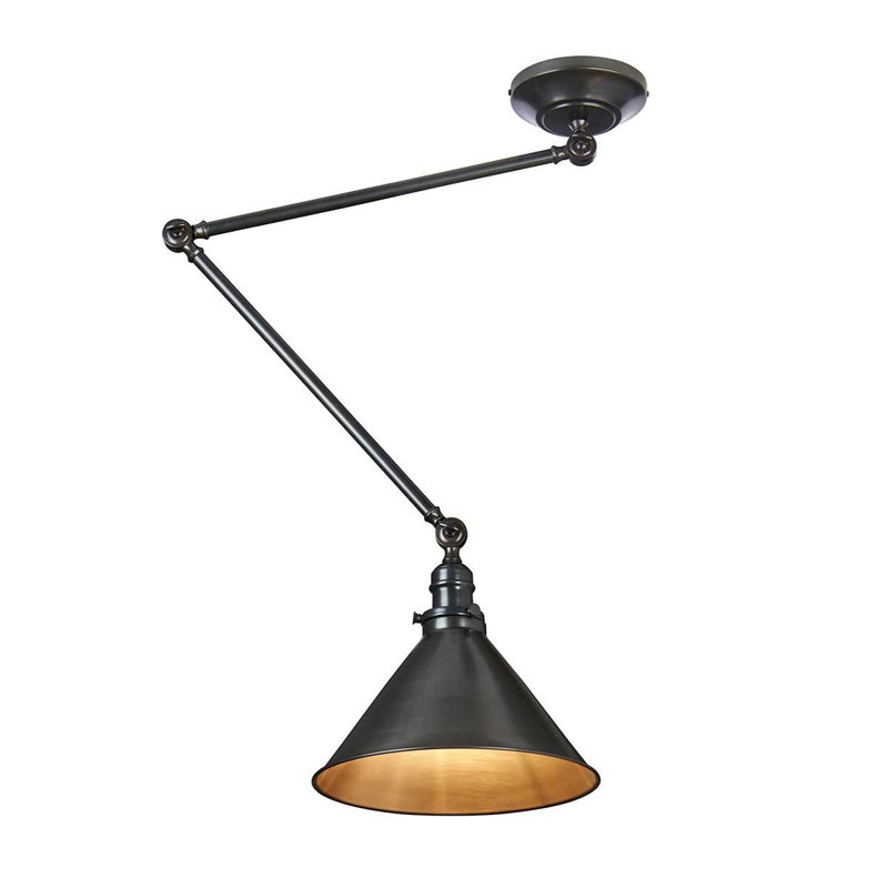 Evie Swing Arm Sconce, Old Bronze