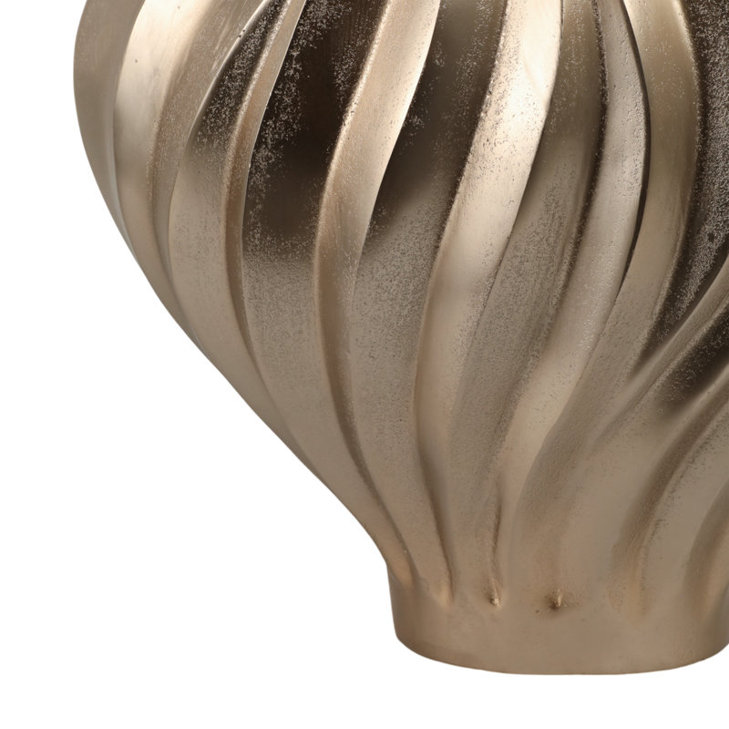 Racine Handmade Aluminum Table Vase, 15" H x 17" W x 11" D