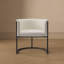 Fauteuil rembourré en similicuir Virgil-455373719