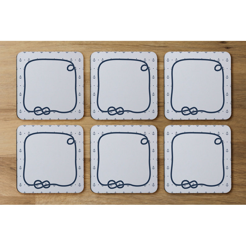 Square 6 Piece Coaster Set