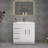 35.44'' Single Bathroom Vanity with Acrylic Top-67996304