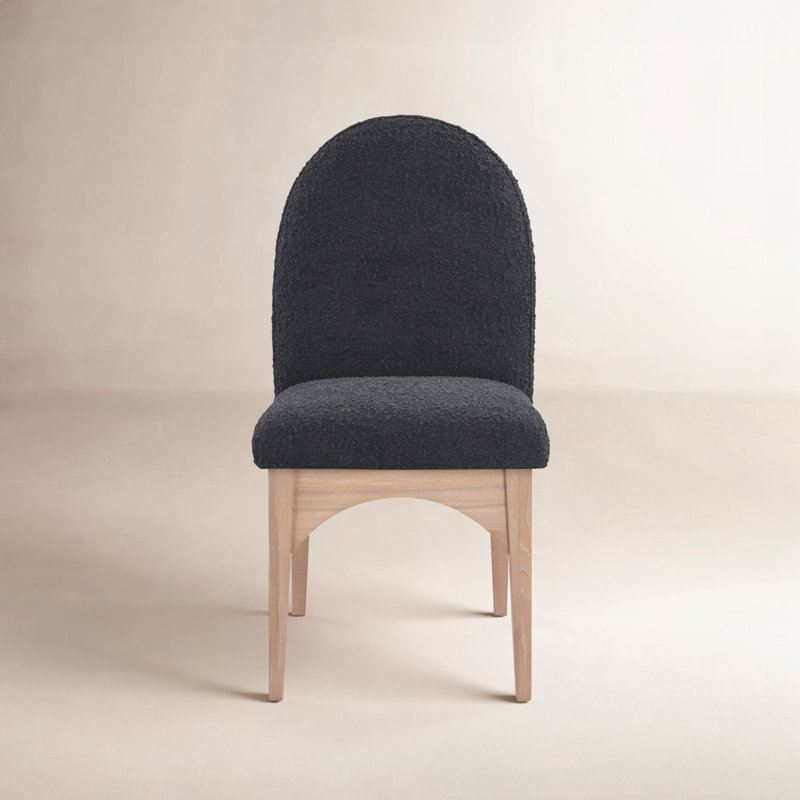 Chaise Charith, Noir, Naturel