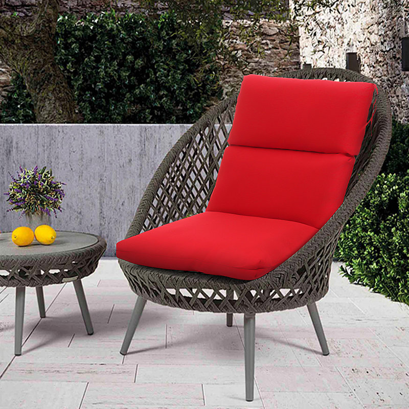 Coussin de siège / dossier d'extérieur, Rouge