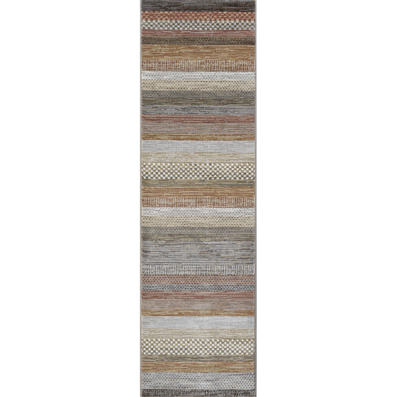 Tarrant Striped Area Rug, Runner 67 x 230cm