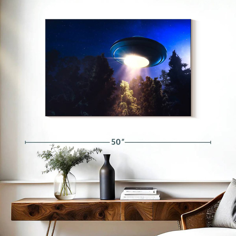 Kelan Ancient UFO, 26" H x 39" W