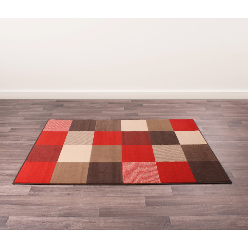 Edriana Abstract Area Rug, Rectangle 80 x 150cm