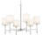 6 - Light Steel Dimmable Chandelier-1586587348